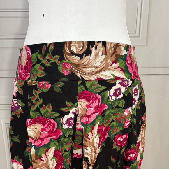 Vintage Floral pants - Maxi Skirt - Picture 2 of 8